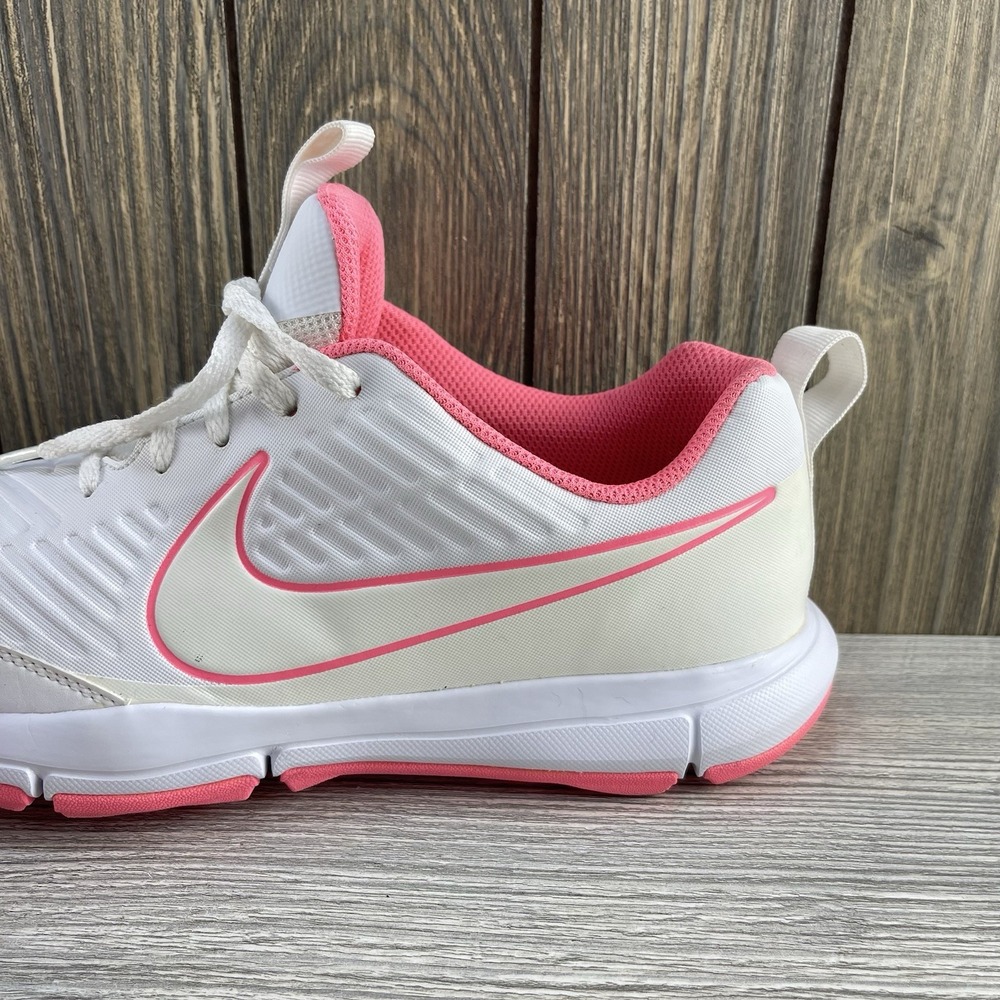 Nike White and Pink Athletic Shoes - Picture 5 of 14